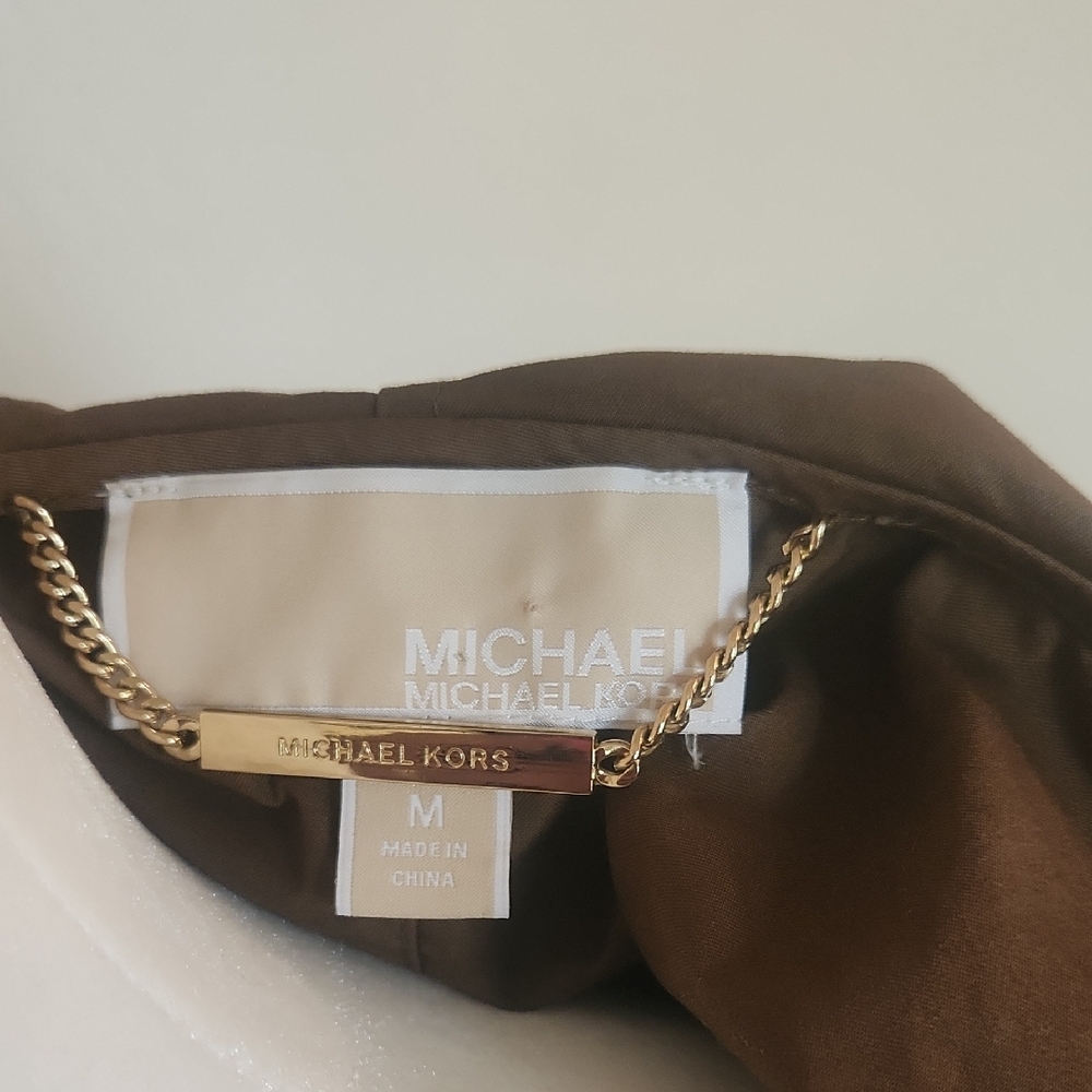 Michael Kors Hooded Jacket in Olive - Picture 2 of 9